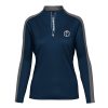 Levelwear Washington Wizards Women's Navy Remi Insignia Core Quarter Zip Pullover Eye - catching Top