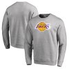 Los Angeles Eye - catching Lakers Heathered Gray Primary Logo Sweatshirt