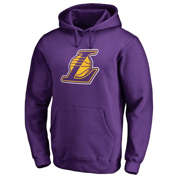 Los Angeles Lakers Purple Alternate Logo Pullover Fabulous Hoodie