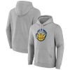 Memphis Grizzlies Gray Alternate Logo Pullover Fabulous Hoodie