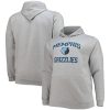 Memphis Grizzlies Heathered Gray Big & Tall Heart Chic & Soul Pullover Hoodie