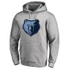 Memphis Fabulous Grizzlies Heathered Gray Primary Logo II Pullover Hoodie