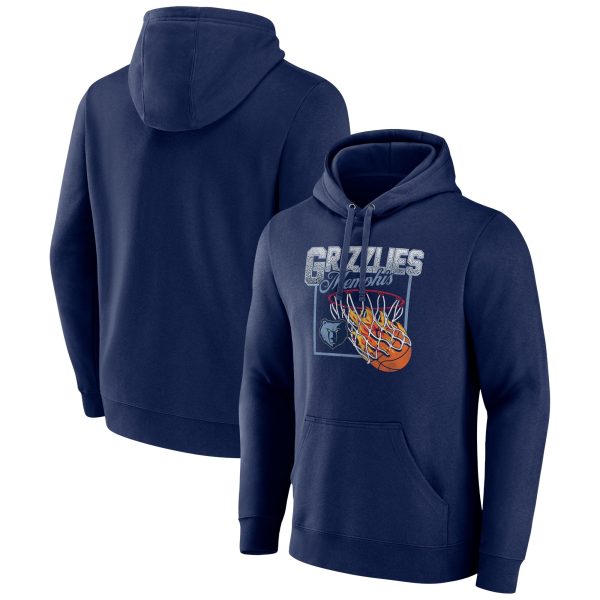 Memphis Fabulous Grizzlies Navy Alley Oop Pullover Hoodie