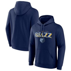 Memphis Grizzlies Navy Tip Off Pullover Hoodie Elegant