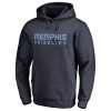 Memphis Fabulous Grizzlies Navy Wordmark Pullover Hoodie