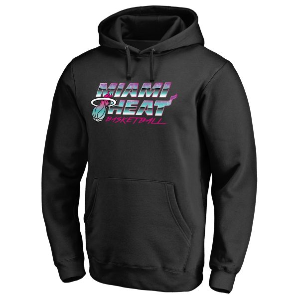 Miami Heat Gorgeous Black Miami Nights Hometown Collection Pullover Hoodie