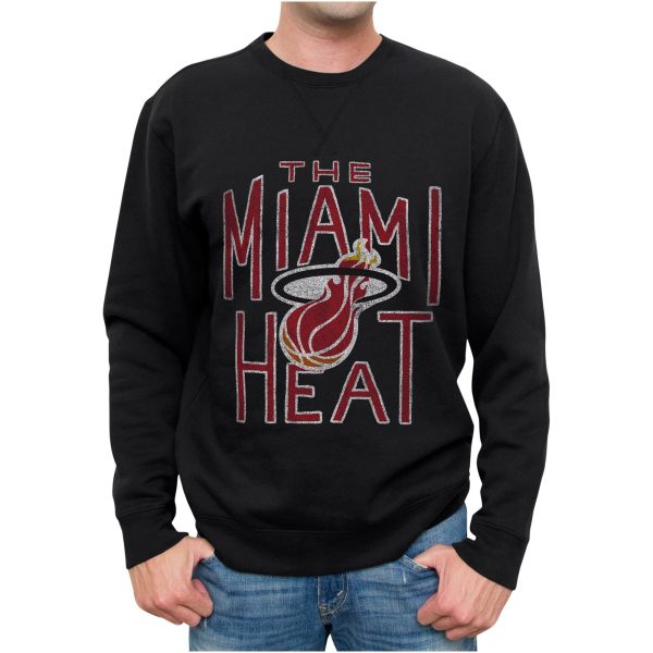 Miami Heat Black Spring Premium Fleece Sweatshirt