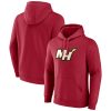 Miami Heat Red Alternate Logo Fabulous Pullover Hoodie