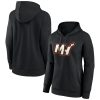 Miami Heat Premium Women's Black Alternate Logo Pullover Hoodie