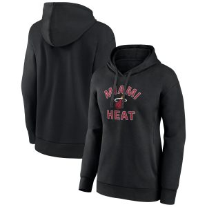 Miami Heat Women's Black Stylish Overtime Pullover Hoodie