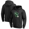Milwaukee Bucks Black Alternate Eye - catching Logo Pullover Hoodie