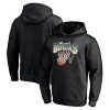 Milwaukee Bucks Black Balanced Floor Pullover Hoodie Chic
