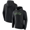 Milwaukee Bucks Black Wordmark Alternate Pullover Hoodie Elegant