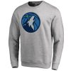 Minnesota Timberwolves Heathered Gray Primary Logo Sweatshirt Eye - catching