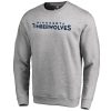 Minnesota Timberwolves Heathered Gorgeous Gray Wordmark Pullover Sweatshirt