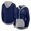 Minnesota Timberwolves Women's Navy Hit Fabulous It French Terry Full Zip Hoodie