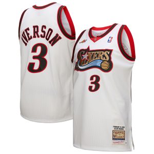 Mitchell Trendy & Ness Allen Iverson Philadelphia 76ers White 2000 NBA All Star Game Authentic Jersey