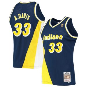 Mitchell & Ness Antonio Davis Indiana Pacers Navy 1996/97 Hardwood Classics Fabulous Swingman Jersey