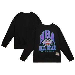 Mitchell & Ness Black 1993 NBA All Star Weekend Hardwood Classics Elegant Space Pullover Sweatshirt