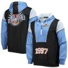 Mitchell & Ness Black Hardwood Classics 1997 Elegant NBA All Star Weekend Highlight Reel Windbreaker Half Zip Jacket