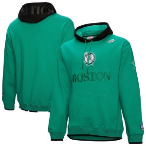 Mitchell & Ness Boston Celtics Fabulous Kelly Green Hardwood Classics Team OG 3.0 Pullover Hoodie