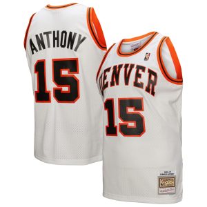 Mitchell & Ness Carmelo Anthony Denver Nuggets White 2006/07 Swingman Stylish Jersey