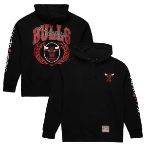 Mitchell & Ness Chicago Bulls Black NBA x Michelob Ultra Swish & Sip Pullover Hoodie Fabulous