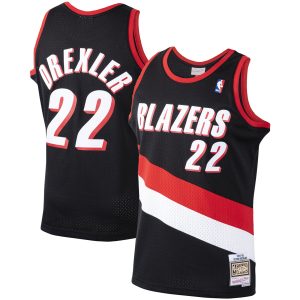 Mitchell & Ness Trendy Clyde Drexler Portland Trail Blazers Black 1991/92 Hardwood Classics Swingman Jersey