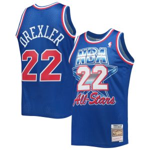 Mitchell & Ness Clyde Drexler Western Conference Royal Hardwood Classics 1992 NBA All Star Trendy Game Swingman Jersey