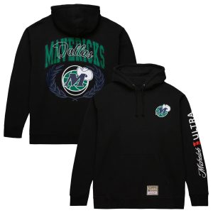 Mitchell Stylish & Ness Dallas Mavericks Black NBA x Michelob Ultra Swish & Sip Pullover Hoodie