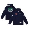 Mitchell & Ness Dallas Mavericks Navy Hardwood Classics City Collection Fleece Pullover Hoodie Eye - catching