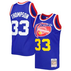 Mitchell & Chic Ness David Thompson Denver Nuggets Royal Hardwood Classics 1975/76 Swingman Jersey