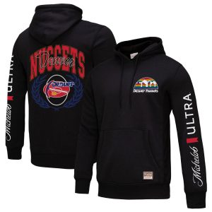 Mitchell & Ness Denver Nuggets Black NBA x Michelob Unique Ultra Swish & Sip Pullover Hoodie