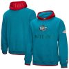 Mitchell & Ness Detroit Pistons Fabulous Teal Hardwood Classics Team OG 3.0 Pullover Hoodie