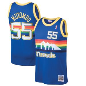 Mitchell & Ness Dikembe Mutombo Denver Nuggets Blue Stylish 1991/92 Hardwood Classics Swingman Jersey
