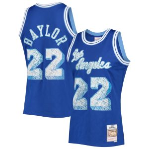 Mitchell & Ness Elgin Baylor Los Angeles Lakers Royal Eye - catching 1996/97 Hardwood Classics NBA 75th Anniversary Diamond Swingman Jersey
