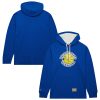 Mitchell & Ness Golden State Warriors Royal Fabulous Hardwood Classics Lightweight Thermal Pullover Hoodie
