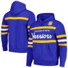 Mitchell & Ness Stylish Golden State Warriors Royal Head Coach Pullover Hoodie