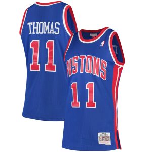 Mitchell & Ness Isiah Thomas Detroit Pistons Blue 1988/89 Trendy Hardwood Classics Swingman Jersey