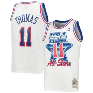 Mitchell & Ness Stylish Isiah Thomas Eastern Conference White Hardwood Classics 1992 NBA All Star Game Swingman Jersey
