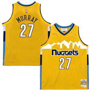 Mitchell & Ness Jamal Murray Denver Nuggets Yellow 2017 18 Swingman Chic Jersey