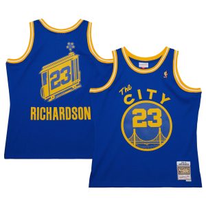 Mitchell & Ness Jason Richardson Golden State Warriors Royal 2004/05 Hardwood Classics Swingman Gorgeous Jersey