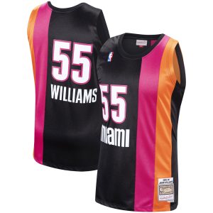 Mitchell & Ness Jason Stylish Williams Miami Heat Black 2005/06 Hardwood Classics Swingman Jersey