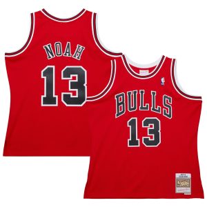 Mitchell & Ness Joakim Noah Chicago Gorgeous Bulls Red 2013/14 Hardwood Classics Swingman Jersey