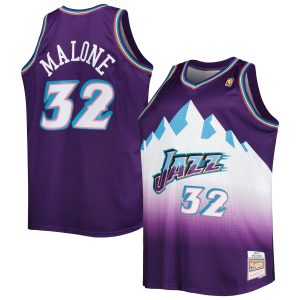 Mitchell & Ness Karl Premium Malone Utah Jazz Purple Big & Tall Hardwood Classics 1996/97 Swingman Jersey