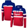 Mitchell Fabulous & Ness LA Clippers Royal/Red Head Coach Pullover Hoodie