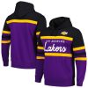 Mitchell & Ness Los Angeles Trendy Lakers Purple/Black Head Coach Pullover Hoodie