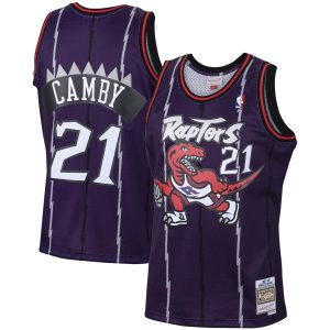 Mitchell & Ness Marcus Camby Toronto Raptors Purple 1998/99 Hardwood Classics Swingman Jersey Premium