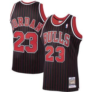 Mitchell & Ness Michael Jordan Chicago Bulls Black 1995/96 Hardwood Classics Authentic Premium Jersey