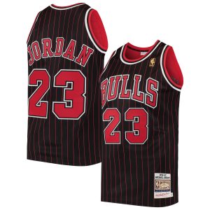 Mitchell & Ness Michael Stylish Jordan Chicago Bulls Black 1996/97 Hardwood Classics Authentic Jersey